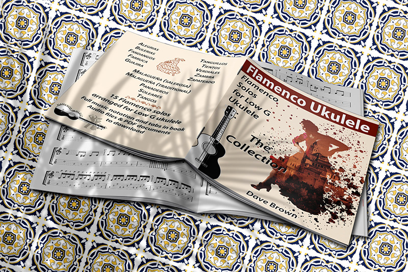 open books against backfrop of Moroccan tiles