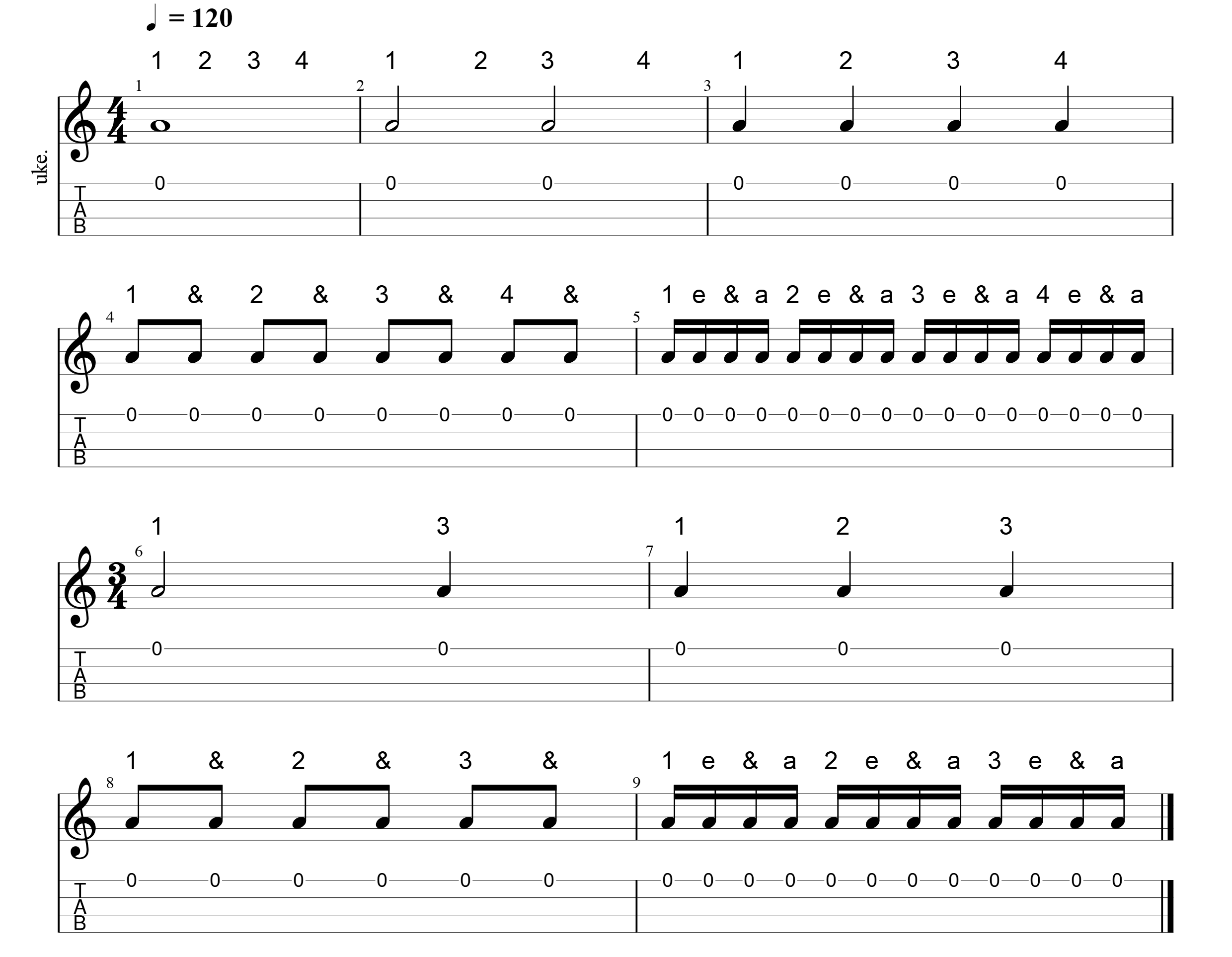 basic notation counting